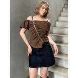 フロッキーデニムミニスカート【セット販売対象】 | MURUA | 詳細画像23 