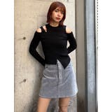 フロッキーデニムミニスカート【セット販売対象】 | MURUA | 詳細画像27 