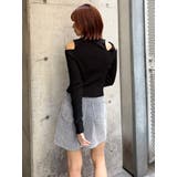 フロッキーデニムミニスカート【セット販売対象】 | MURUA | 詳細画像29 