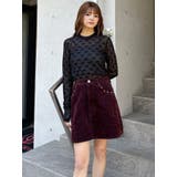 フロッキーデニムミニスカート【セット販売対象】 | MURUA | 詳細画像31 