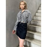 フロッキーデニムミニスカート【セット販売対象】 | MURUA | 詳細画像36 