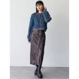 ZIPスリットフェイクレザースカート | MURUA | 詳細画像16