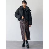 ZIPスリットフェイクレザースカート | MURUA | 詳細画像23