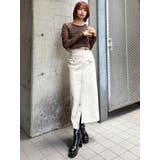 ZIPスリットフェイクレザースカート | MURUA | 詳細画像24