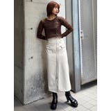 ZIPスリットフェイクレザースカート | MURUA | 詳細画像25