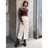 ZIPスリットフェイクレザースカート | MURUA | 詳細画像26