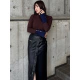 ZIPスリットフェイクレザースカート | MURUA | 詳細画像30