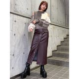 ZIPスリットフェイクレザースカート | MURUA | 詳細画像34