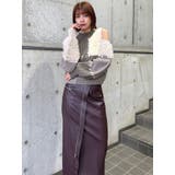 ZIPスリットフェイクレザースカート | MURUA | 詳細画像36