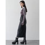 ZIPスリットフェイクレザースカート | MURUA | 詳細画像4
