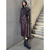 ZIPスリットフェイクレザースカート | MURUA | 詳細画像40