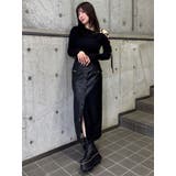 ZIPスリットフェイクレザースカート | MURUA | 詳細画像50