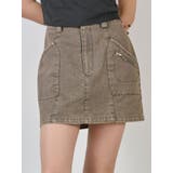 グレー | メニーポケットカーゴスカート | MURUA