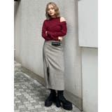 MIXパターンスリットナロースカート | MURUA | 詳細画像17 