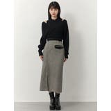 MIXパターンスリットナロースカート | MURUA | 詳細画像5 