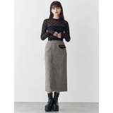 MIXパターンスリットナロースカート | MURUA | 詳細画像9 