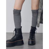 グレー | サイハイリブソックス | MURUA