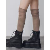 ベージュ | サイハイリブソックス | MURUA