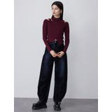 フロッキーバレルレッグデニム【セット販売対象】 | MURUA | 詳細画像14