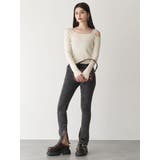 ジップヘムスキニーデニム | MURUA | 詳細画像3 