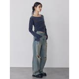 グリンプスダメージデニム | MURUA | 詳細画像17 