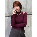 ショルダーカットリブニット | MURUA | 詳細画像37 
