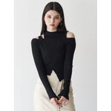 ショルダーカットリブニット | MURUA | 詳細画像4 