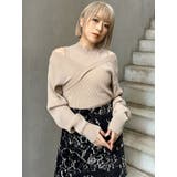 カシュクールドッキングニット | MURUA | 詳細画像3