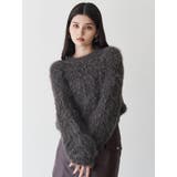 バイカラーMIXシャギーニット | MURUA | 詳細画像10 