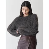 バイカラーMIXシャギーニット | MURUA | 詳細画像11 