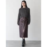 バイカラーMIXシャギーニット | MURUA | 詳細画像13 