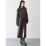 バイカラーMIXシャギーニット | MURUA | 詳細画像14 