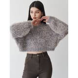 バイカラーMIXシャギーニット | MURUA | 詳細画像15 