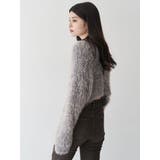 バイカラーMIXシャギーニット | MURUA | 詳細画像17 