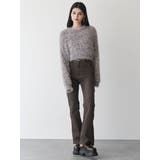 バイカラーMIXシャギーニット | MURUA | 詳細画像18 