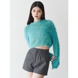 バイカラーMIXシャギーニット | MURUA | 詳細画像21 