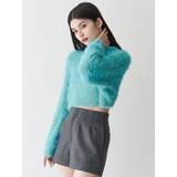 バイカラーMIXシャギーニット | MURUA | 詳細画像22 