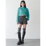 バイカラーMIXシャギーニット | MURUA | 詳細画像23 