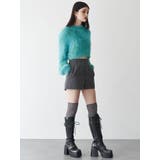 バイカラーMIXシャギーニット | MURUA | 詳細画像25 