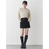 バイカラーMIXシャギーニット | MURUA | 詳細画像30 