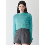 バイカラーMIXシャギーニット | MURUA | 詳細画像4 