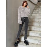 バイカラーMIXシャギーニット | MURUA | 詳細画像45 