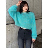 バイカラーMIXシャギーニット | MURUA | 詳細画像48 