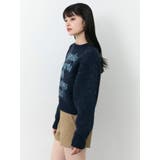 フレーズカラーロゴニット | MURUA | 詳細画像18