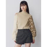 アシメフクレジャガードニット | MURUA | 詳細画像2 