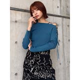 デコルテレースアップリブニット | MURUA | 詳細画像3