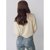 ラウンドロゴシャギーニット | MURUA | 詳細画像17 