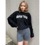 ラウンドロゴシャギーニット | MURUA | 詳細画像48 