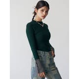 フレアスリーブアクセントニット | MURUA | 詳細画像16 