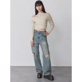 カシュクールハーフジップトップス | MURUA | 詳細画像17 